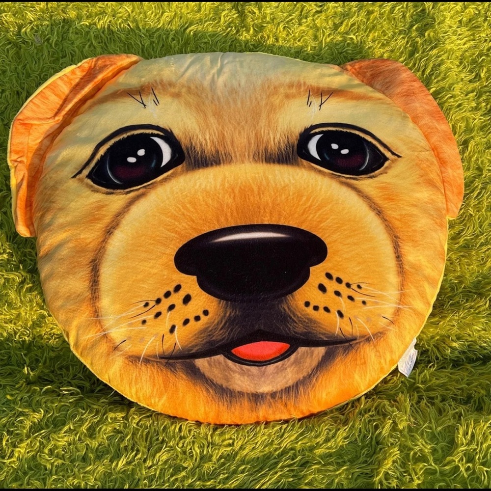 Plush 17” Yellow Lab Pillow